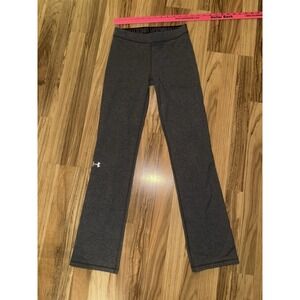 Under Armour Leggings Women's Gray Wide Leg Elastic Waist Measurements In Pics
